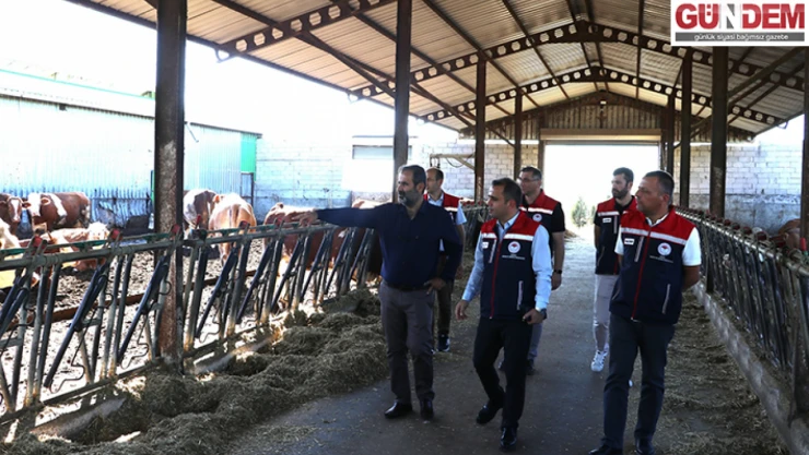 Karayusuflu'da hayvancılık işletmesine inceleme gezisi