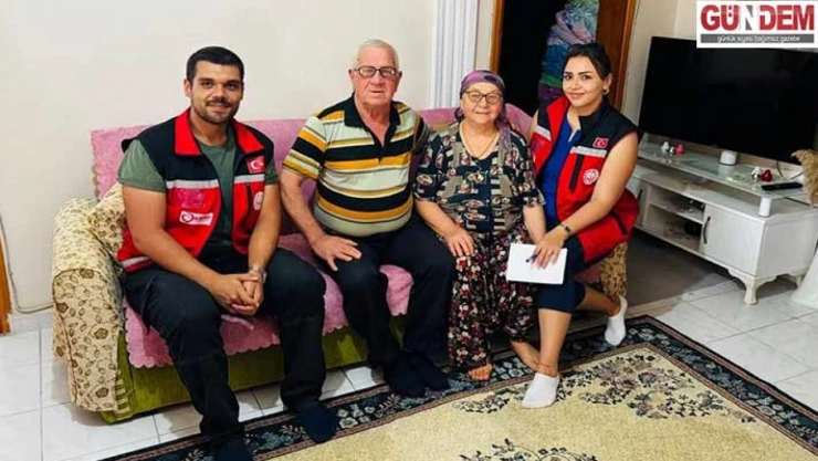 Keşan Sosyal Hizmet Merkezi'nden gazi İbrahim Koçak'a vefa