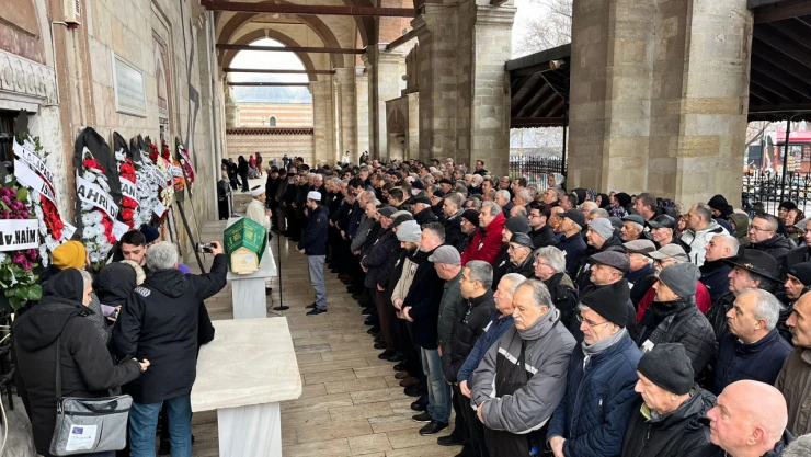 Lalapaşa eski belediye başkanı Şahinşah, son yolculuğuna uğurlandı
