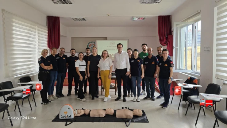 MAG AME SAR üyelerine ilk yardım eğitimi