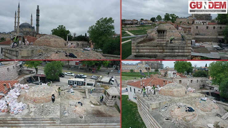 Mezitbey Hamamı'nın restorasyonu sürüyor