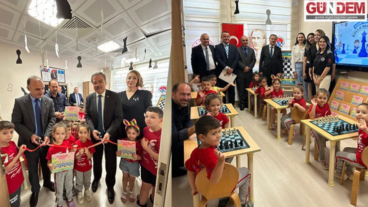 Minik Hamleler Projesi kapsamında satranç sınıfı açıldı