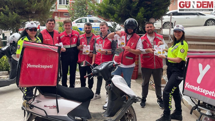 Moto kuryeler ve ticari araç sürücülerine eğitim