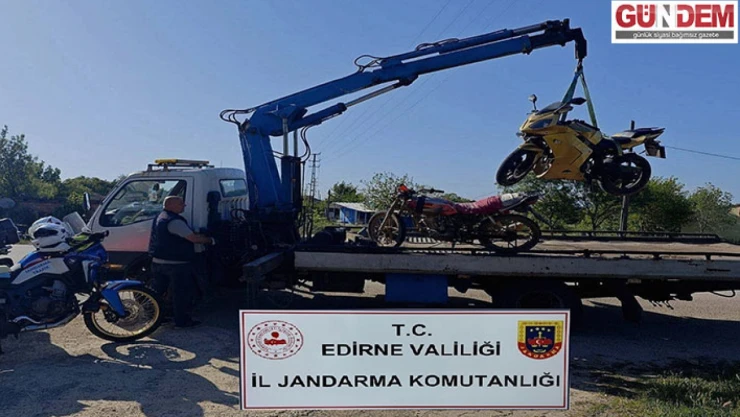 Motosiklet sürücülerine yönelik denetim yapıldı