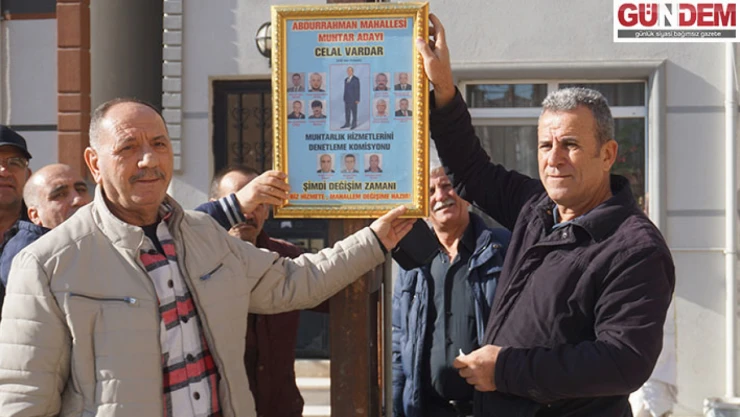 Muhtar adayından çevreci propaganda