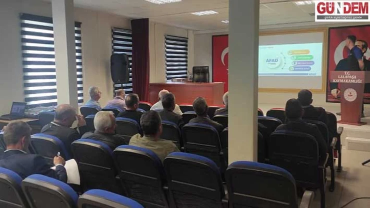 Muhtarlara afet bilinci eğitimi