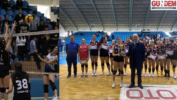 Okullar arası voleybol şampiyonası sona erdi