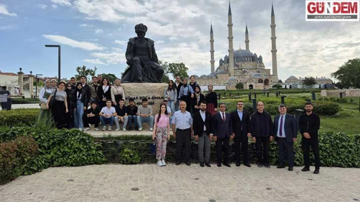 Ömer Seyfettin'in Memleketi Gönen'den öğrenciler Lalapaşa'yı ziyaret etti