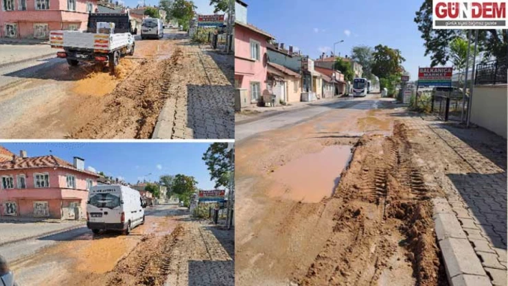 Onarılmayan yol araçlara zarar veriyor