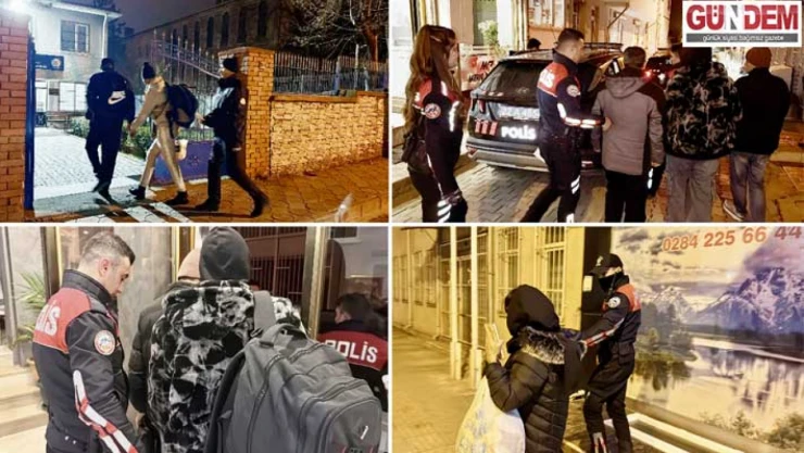 Pansiyonlarda düzensiz göçmen denetimi