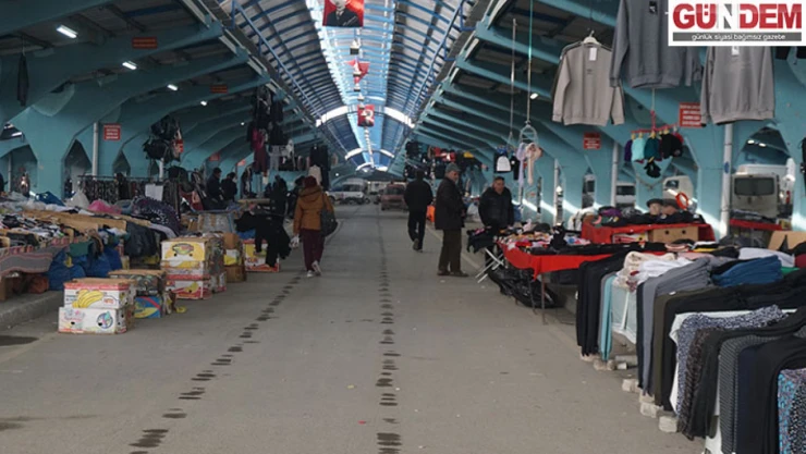 Pazarı soğuk hava vurdu