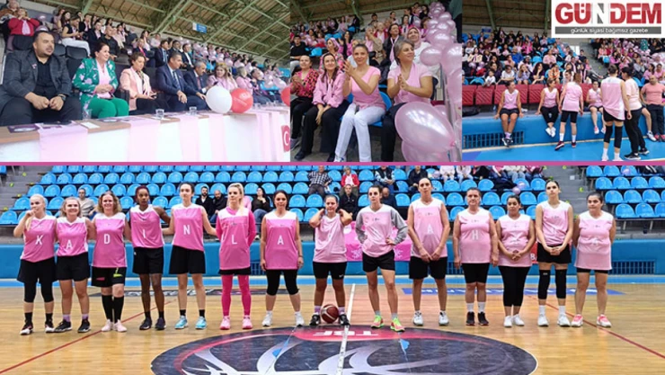 Pembe dostluk maçı ile meme kanserine karşı farkındalık