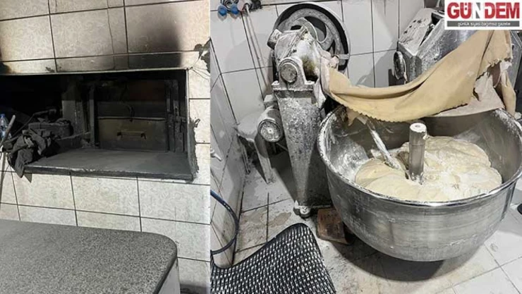 Ruhsatı olmayan ve izinsiz işletilen ekmek fırını mühürlendi