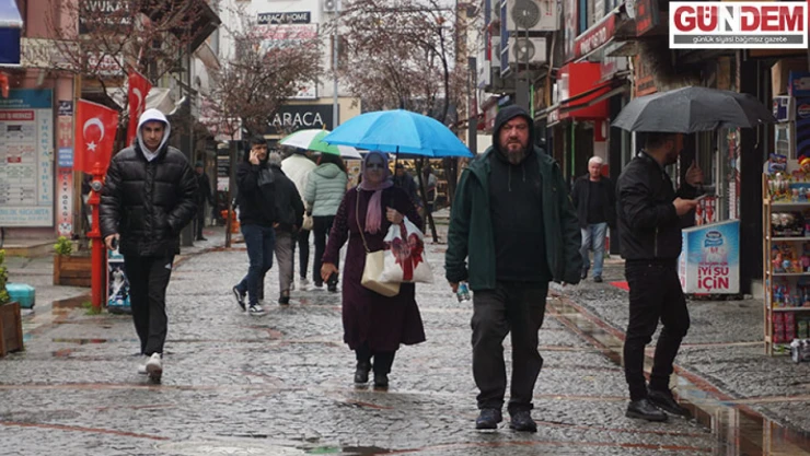 Sağanak kısa sürede etkili oldu