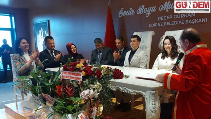 Şanal ve Çalışkan ailelerinin mutlu günü