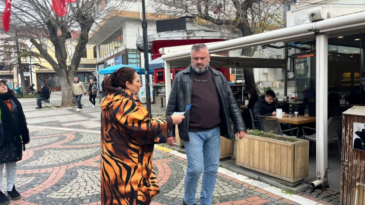 Saraçlar Caddesi'nde insan hakları farkındalığı
