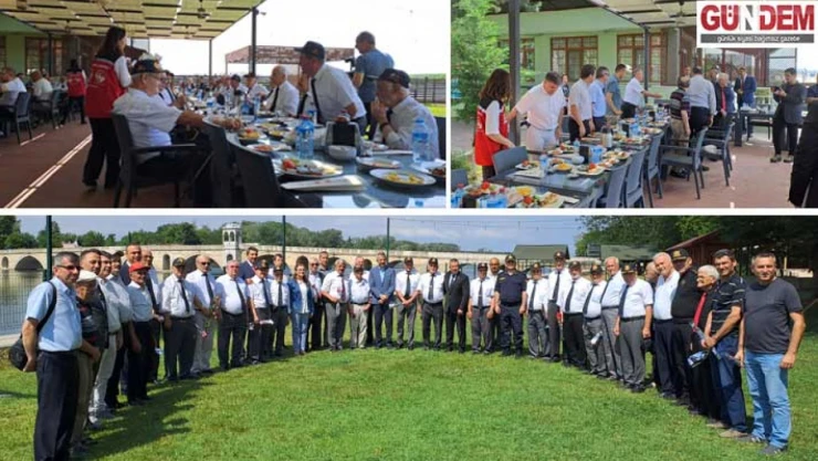 Şehit aileleri ve gaziler babalar gününde kahvaltıda buluştu