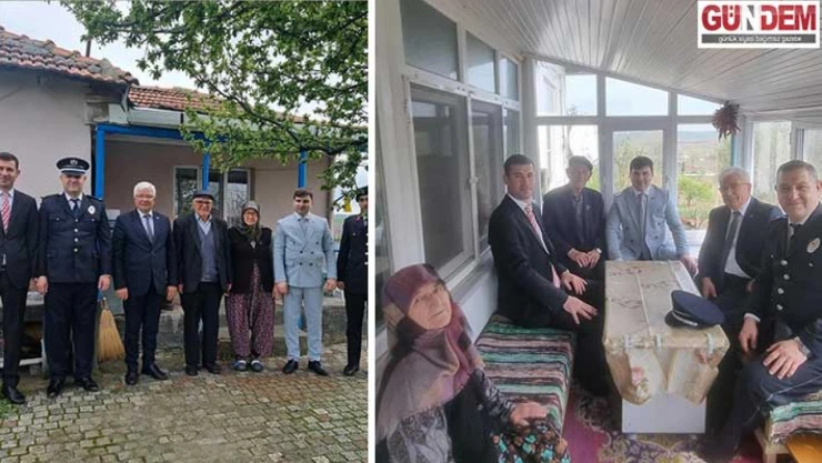 Şehit ailelerine bayram ziyareti