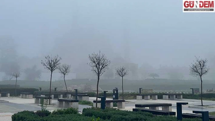 Selimiye camii gözden kayboldu, görüş mesafesi 50 metrenin altına düştü