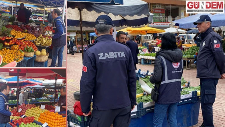 Semt pazarlarında tartı denetimi gerçekleştirildi