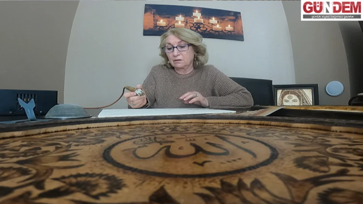 'Sergi açmak ve ahşap yakma sanatına olan ilgiyi artırmak istiyorum'