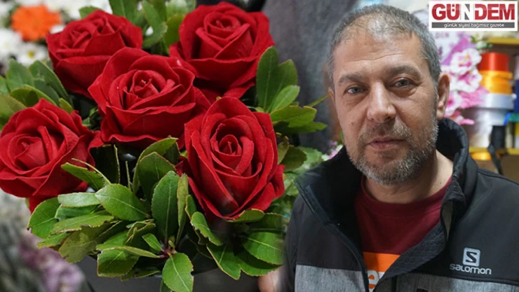 Sevdiğini mutlu etmek isteyen vatandaşlar çiçekçilerin yolunu tuttu