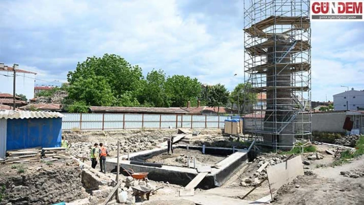 Şeyh Şüceaddin Camisi'nin restorasyonu sürüyor