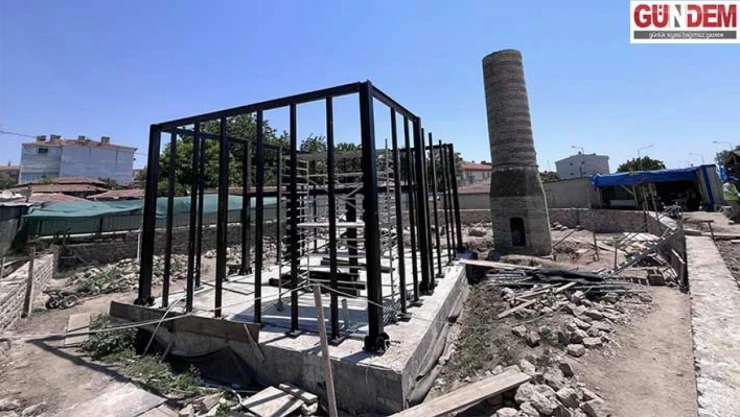 Şeyh Şüceaddin Camisi'nin restorasyonu sürüyor