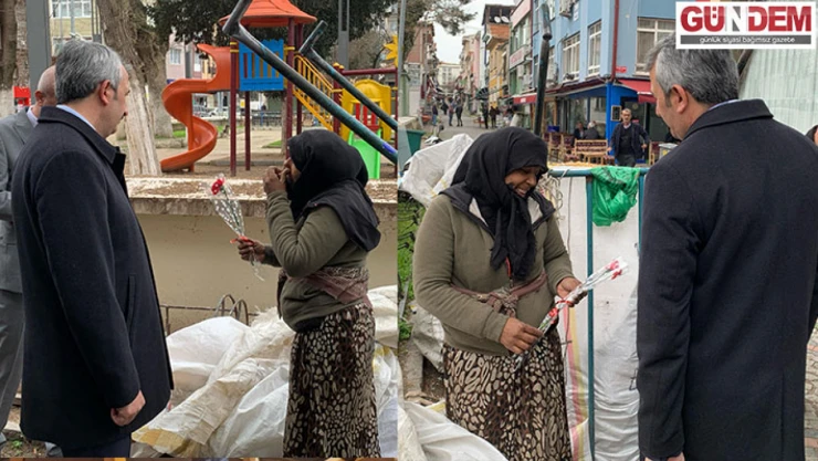 Sezer'den kadınlara anlamlı jest