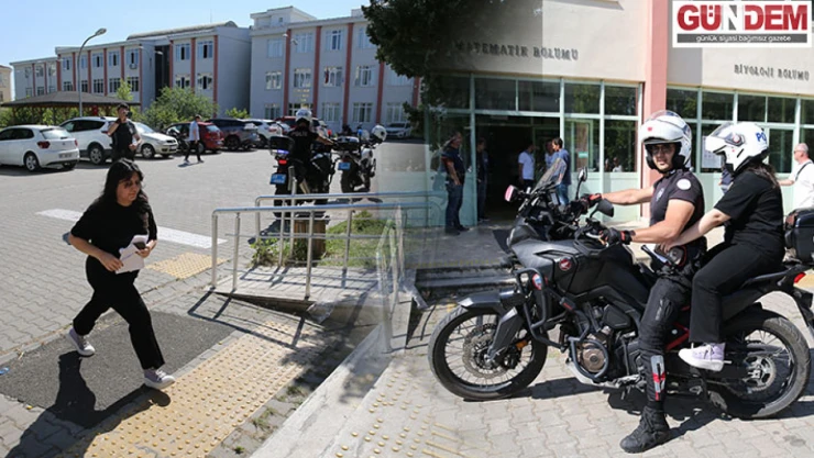 Sınav giriş belgesini unutan öğrenciyi YKS'ye Yunus Timi polisleri yetiştirdi