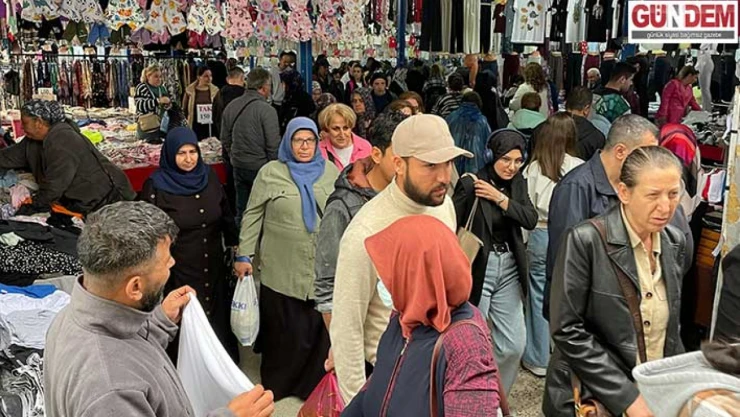 Soğuk hava alışveriş tutkusunu engelleyemedi