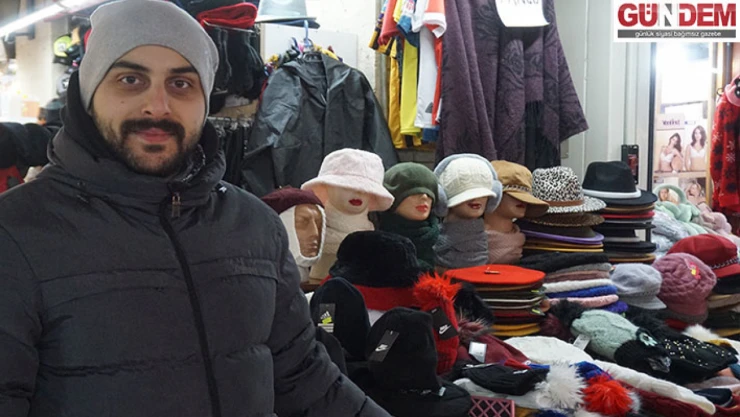 Soğuklar geldi, atkı ve bereye talep arttı