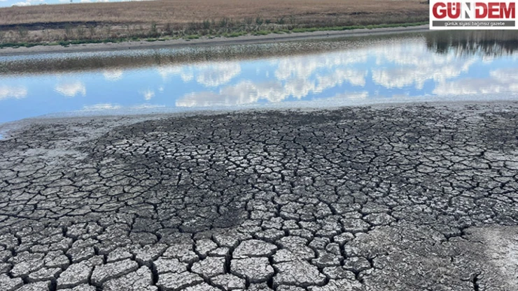 Süloğlu Barajı dip seviyede köy göletleri su tutmuyor