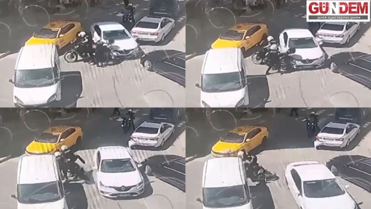 Sürücüsü 'dur' ihtarına uymayan aracın çarptığı polis yaralandı