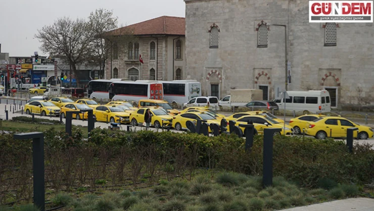 Taksiciler arasında kavga çıktı