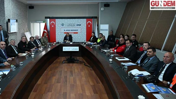 TAMP Edirne Afet Müdahale Planı Toplantısı yapıldı