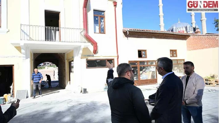 Tarihi Havlucular hanı yeniden hayat buluyor