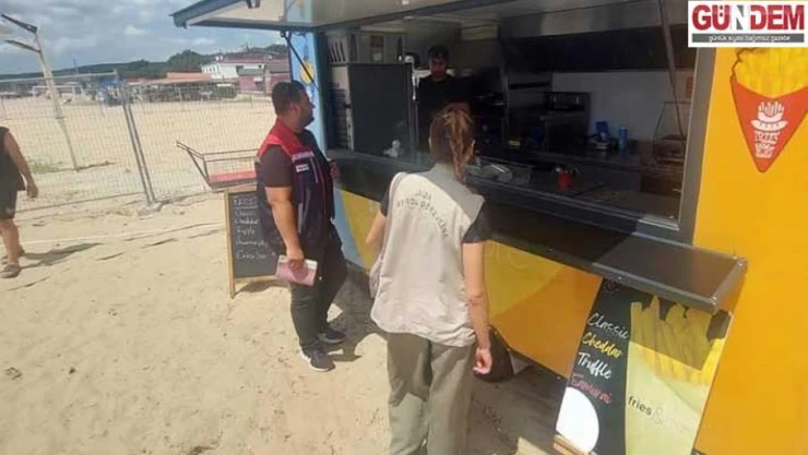 Tarım İl Müdürlüğü'nden Yayla Sahili'nde gıda denetimi