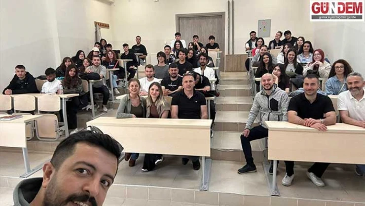 Taygan mezun olduğu okulu ziyaret etti