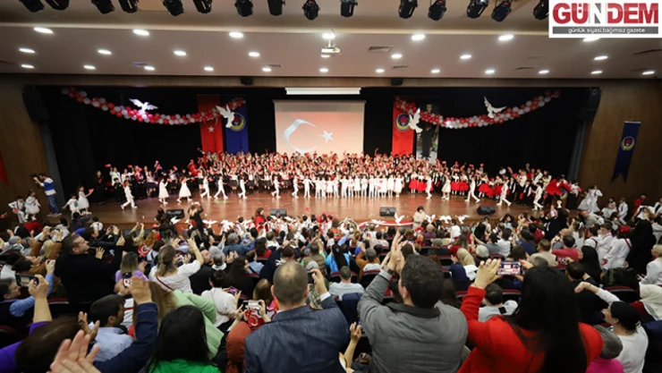 TED Edirne Koleji öğrencilerinin 23 Nisan gösterileri ilgiyle izlendi