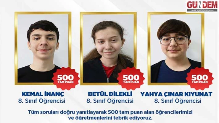 TED'li öğrencilerden büyük başarı