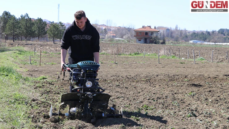 Tekirdağ'da meslek liseliler yetiştirdikleri marulları depremzedelere dağıtıyor