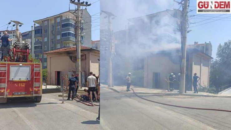 Trafo yangını vatandaşı korkuttu