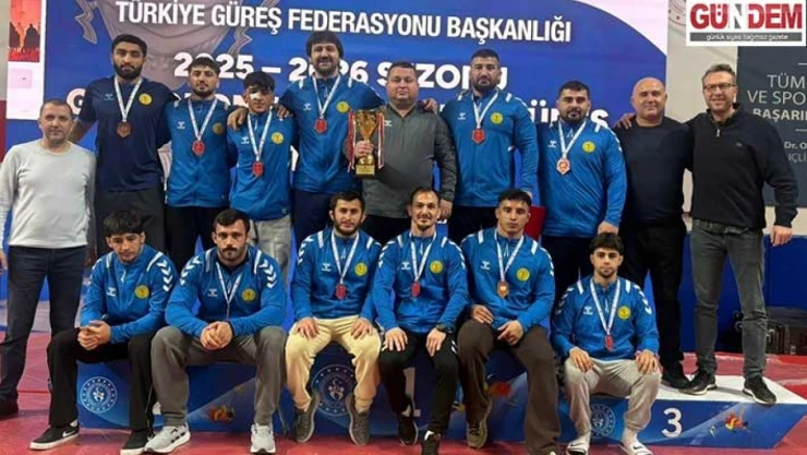 Trakya Birlik Spor Kulübü Güreş Takımı Türkiye üçüncüsü oldu