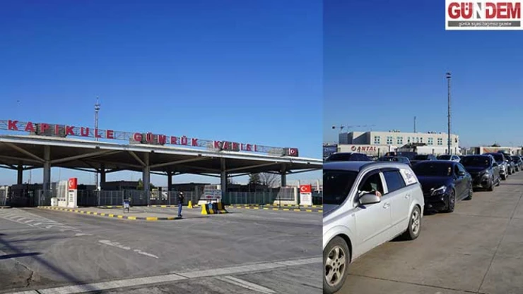 Trakya sınır kapılarında rekor geçiş trafiği yaşandı
