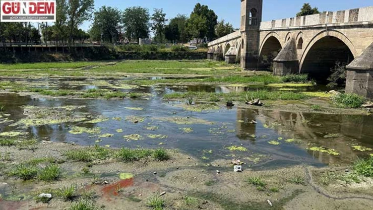 Tunca Nehri'nde su alarmı