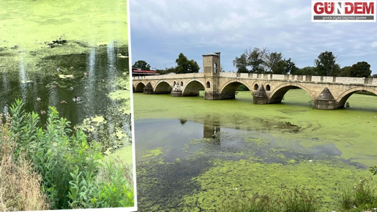 Tunca Nehri'nin yapısı bozuldu