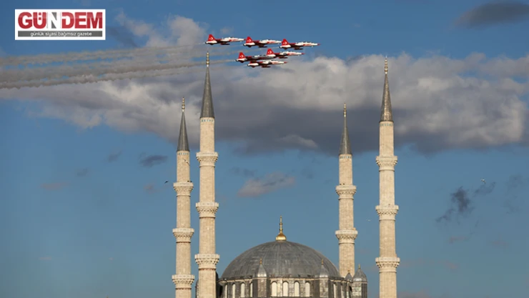 Türk Yıldızları, Edirne semalarında test uçuşu yaptı