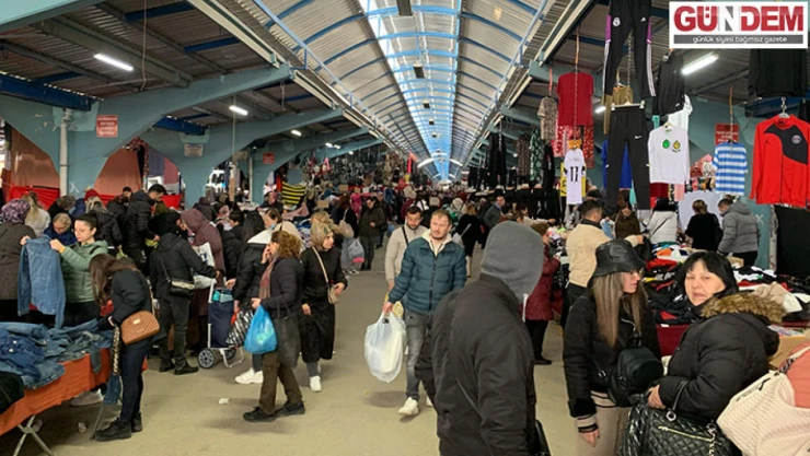 Ulus Pazarı soğuk hava şartlarından etkilenmedi