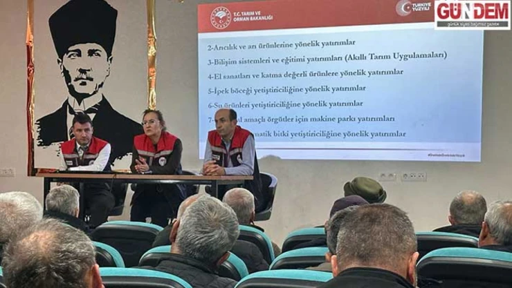 Üretici ve yatırımcılara kırsal kalkınma anlatıldı